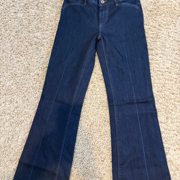 The Skinny Flare Blue Denim Jeans Women's 0 - Picture 6 of 8